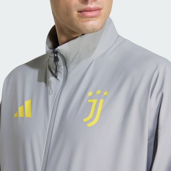 adidas Juventus FC Z.N.E. Anthem Jacket - Grey | Free Shipping