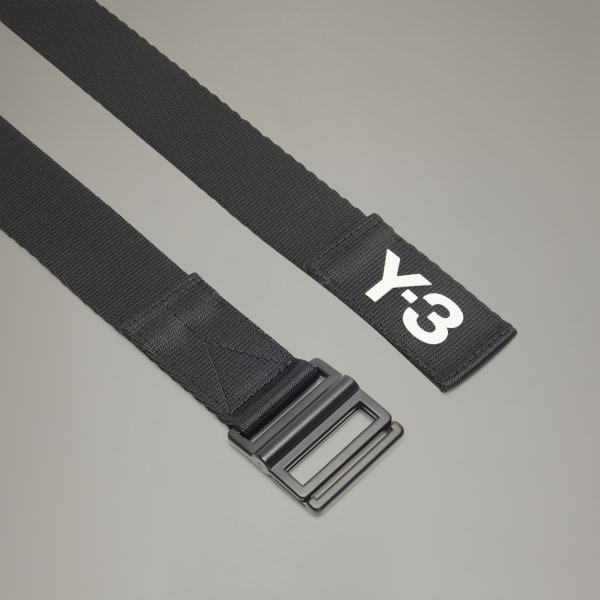Nero Y-3 Classic Logo Belt