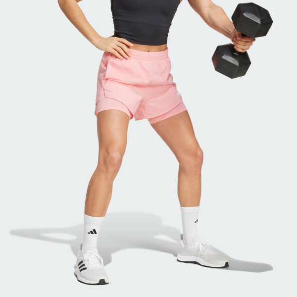 Pink AEROREADY Made for Training Minimal Two-in-One Shorts