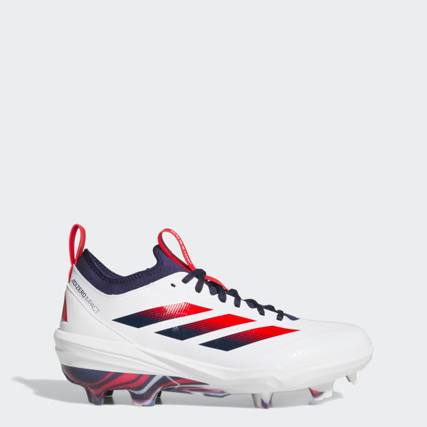 adidas Adizero Impact TPU 2.0 USA Cleats - White | Free Shipping