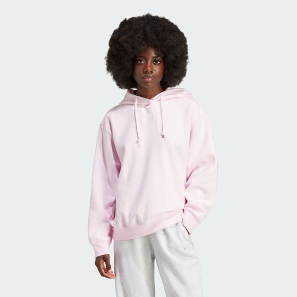 adidas Adicolor Essentials Boyfriend Hoodie Pink adidas UK