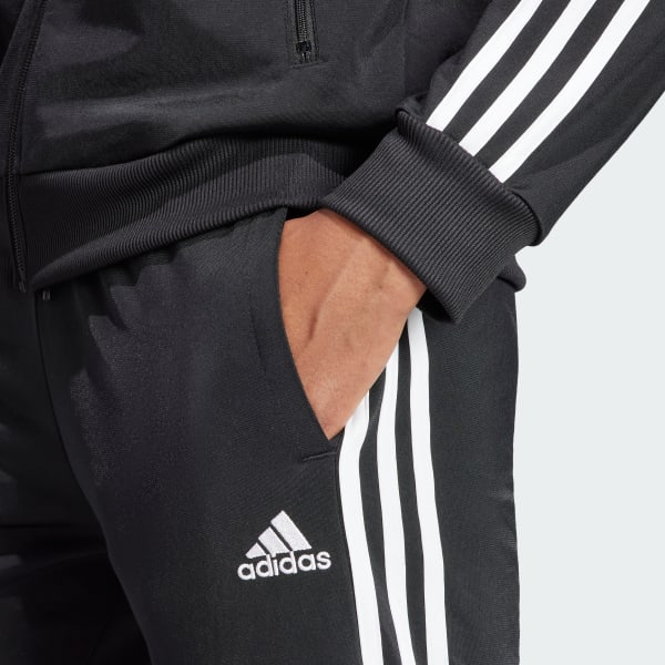 adidas Essentials 3 Stripes Trainingspak Zwart adidas