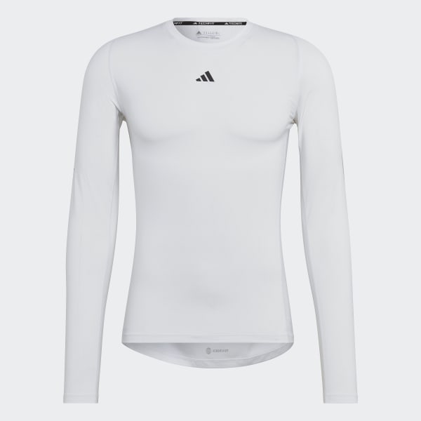 adidas Techfit Training Long Sleeve Tee White adidas Philippines
