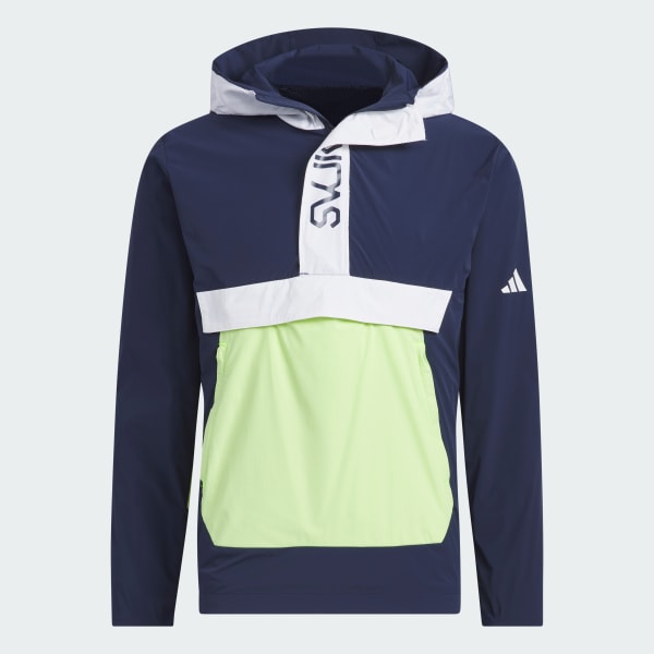 สีน้ำเงิน เสื้อแจ็คเก็ตแขนยาวซิปครึ่งตัว WIND.RDY Athletic
