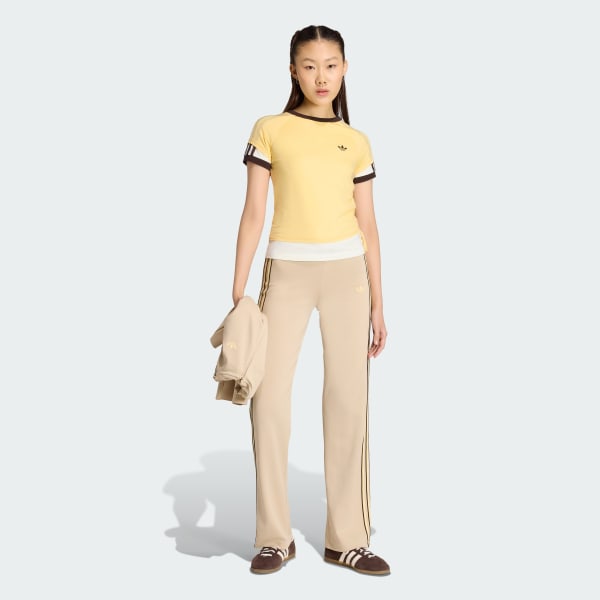 สีส้ม เสื้อยืด DOUBLE LAYERED CALI