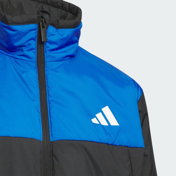 ブラック キッズ マストハブ スモールロゴ ルーズフィット 中わた入りライトジャケット