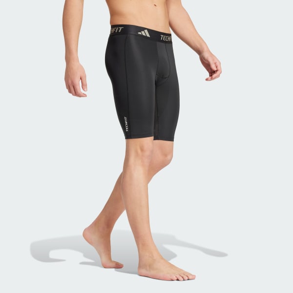 zwart TECHFIT Compression Training Korte Legging