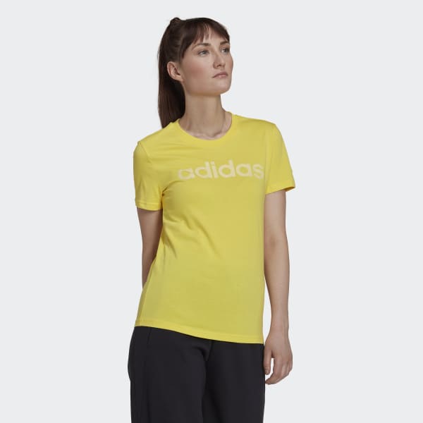 Amarelo Camiseta Essentials Slim Logo 28869