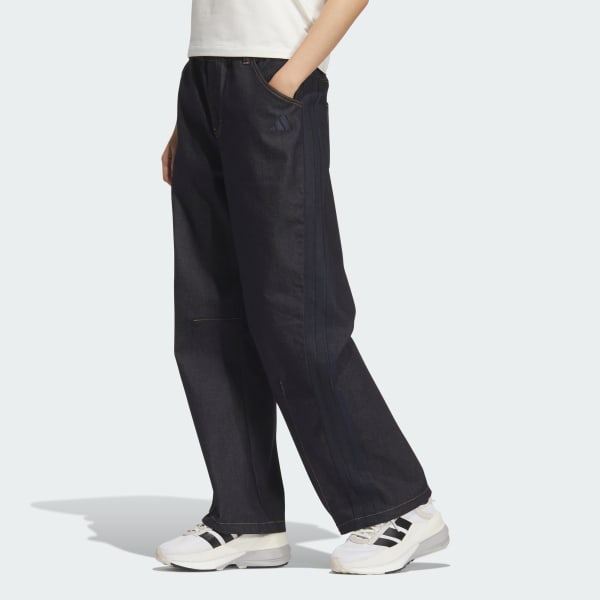 ブルー STADIUM CHROME デニムパンツ