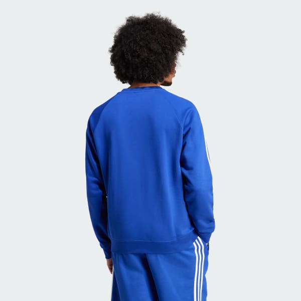 Azul Moletom Adicolor Classics 3-Stripes