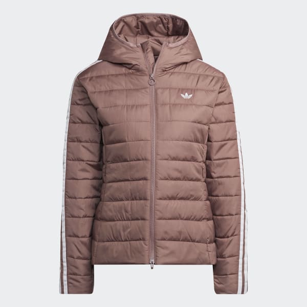 Μωβ Hooded Premium Slim Jacket
