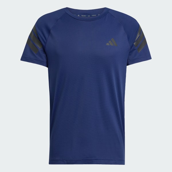 สีน้ำเงิน เสื้อยืด Icon 3-Stripes