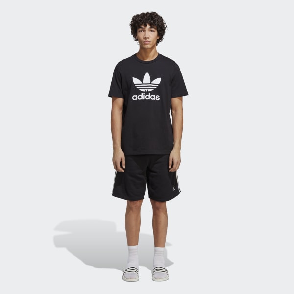 Black Adicolor Classics 3-Stripes Sweat Shorts