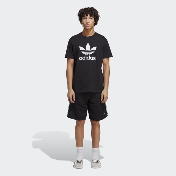 Negro Pantalón corto Adicolor Classics Sweat 3 bandas