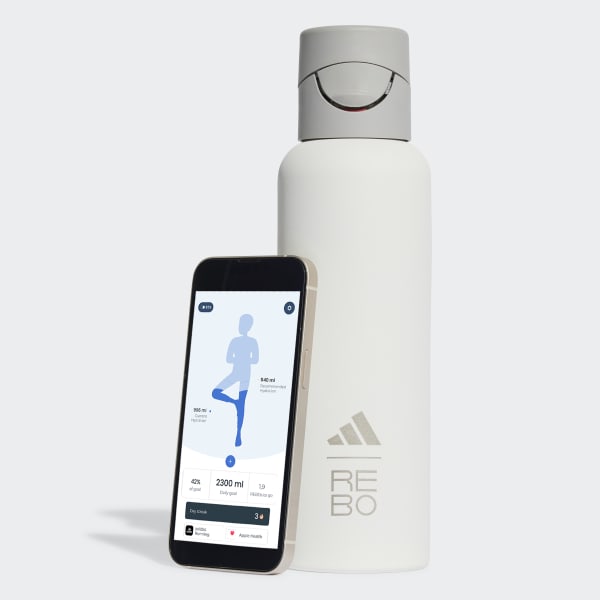 White adidas x REBO Smart Bottle
