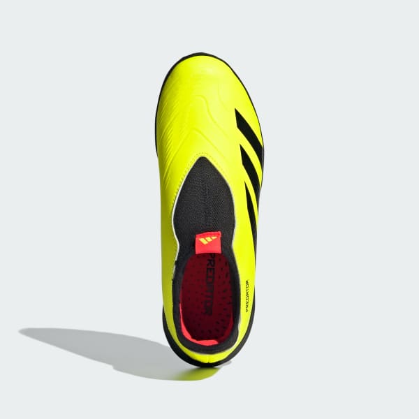 Amarillo Calzado de Fútbol Predator 24 League Sin Cordones Pasto Sintético