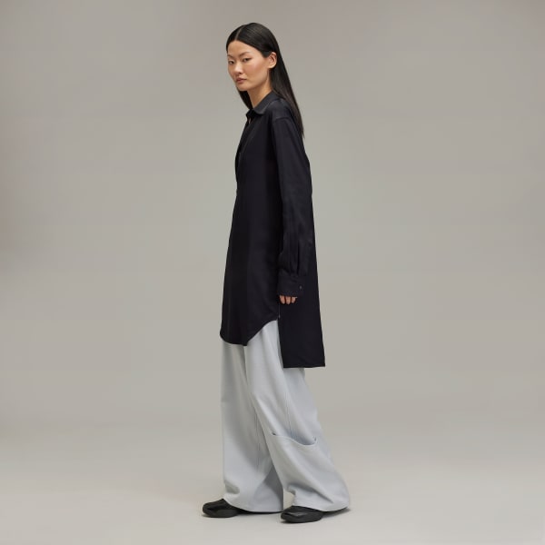 Black Y-3 Rayon Twill Shirt