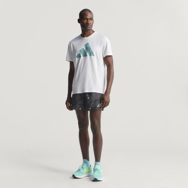 Blanco playera de Running Adi365 Essentials Brand Love