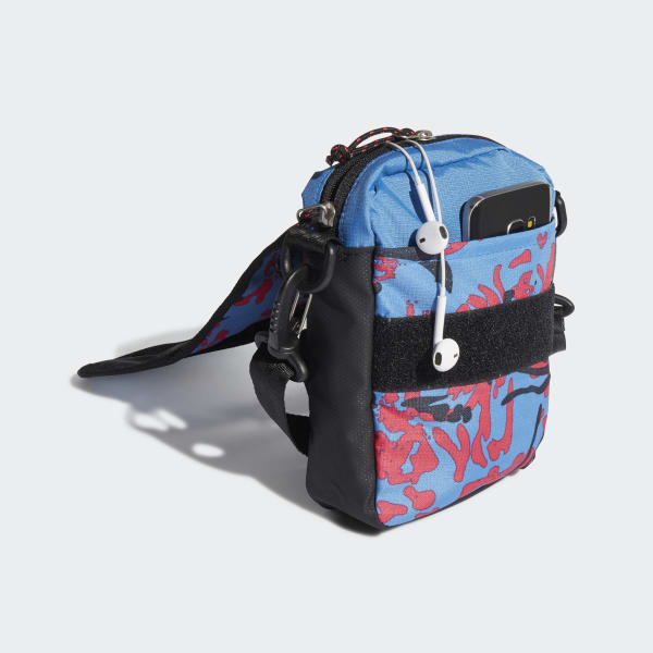 Blue adidas Adventure Flap Bag Small KNI79