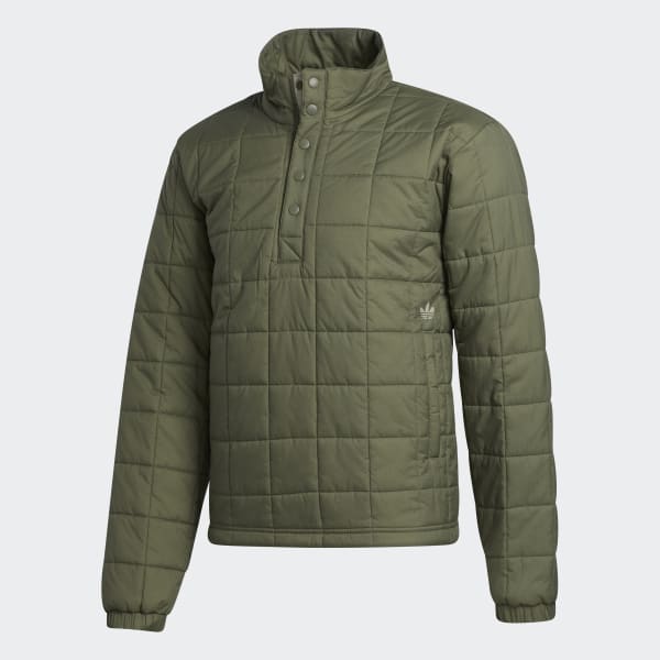 adidas green quilted jacket