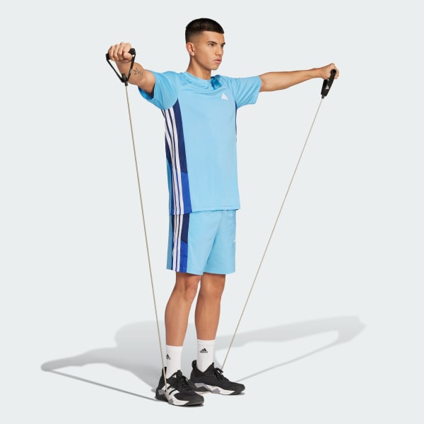 Bleu T-shirt colorblock Train Essentials Seasonal