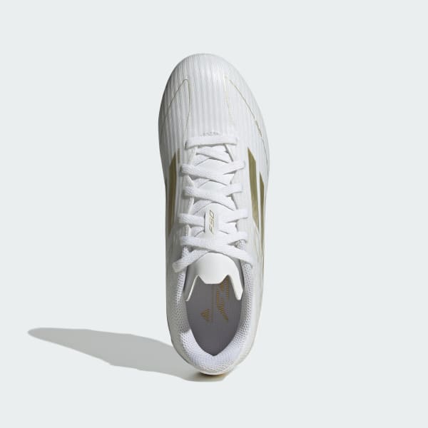 White F50 League Firm/Multi-Ground Cleats Kids