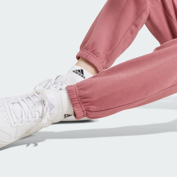 adidas Essentials Small Logo Feel Cozy Fleece Pants Kids - Red | adidas New  Zealand