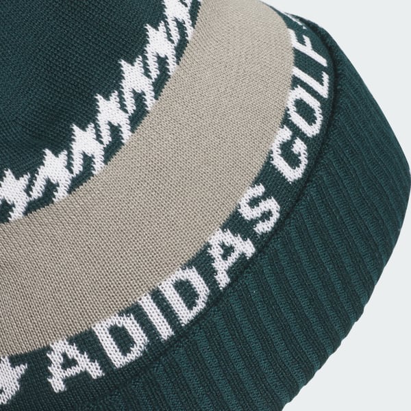 Green Cold.rdy 3- Stripes Pom Beanie