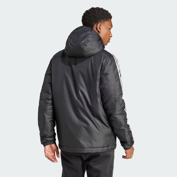 Adidas men's insulated hooded puffer jacket outlet