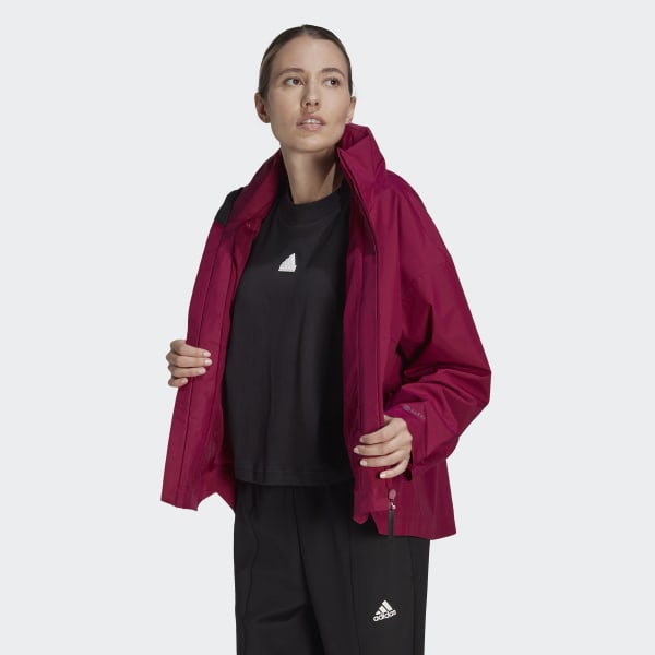 adidas TERREX Traveer RAIN.RDY - adidas Weinrot Austria | Jacke