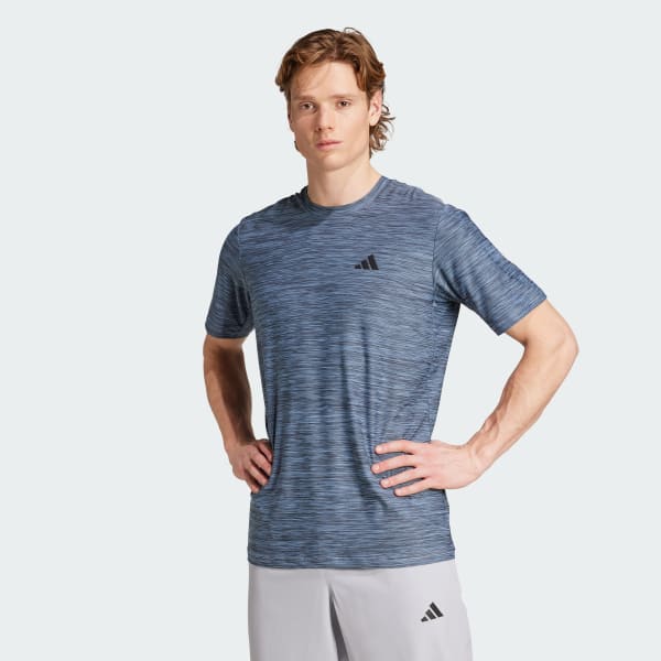 Azul Remera de Entrenamiento Train Essentials Elástica