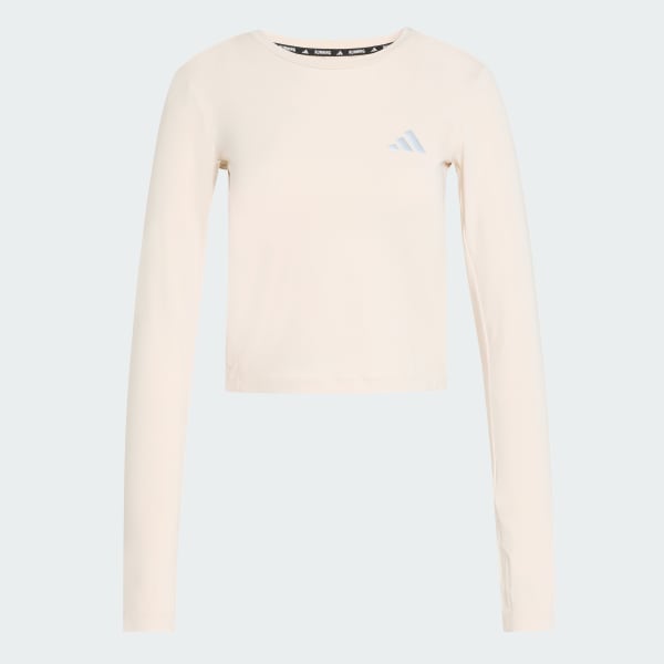 Beige Remera de Running adi365 Essentials de Manga Larga