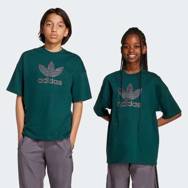 Verde T-shirt Oversize Trefoil