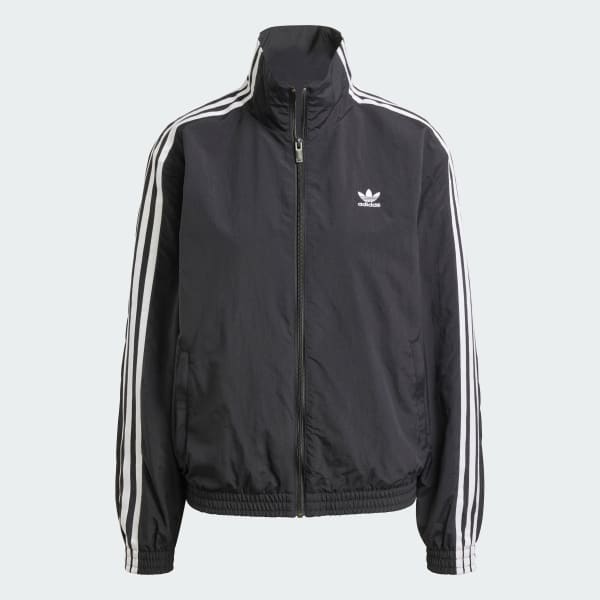 Buy adidas Originals Mens Sprt Raglan Velour Track Top Black/Wonder White