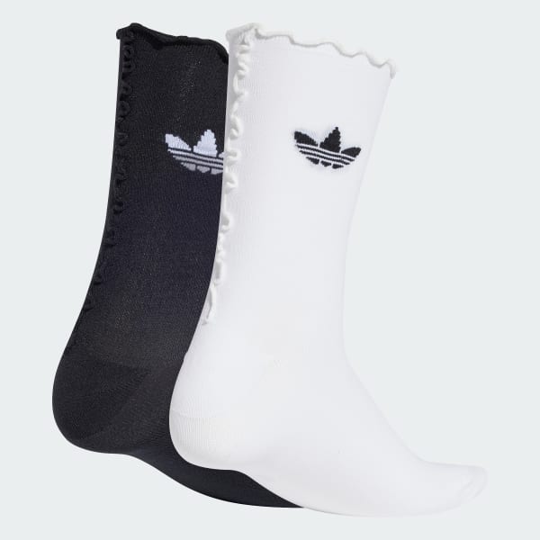 White Ruffle Socks 2 Pairs