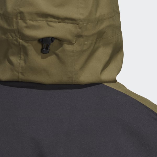 Vert Veste de pluie 2,5 couches Terrex Multi RAIN.RDY