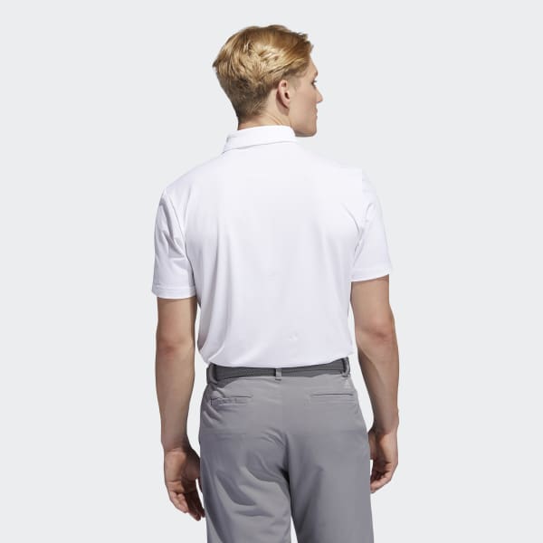 White Novelty Colorblock Primegreen Polo Shirt VZ751