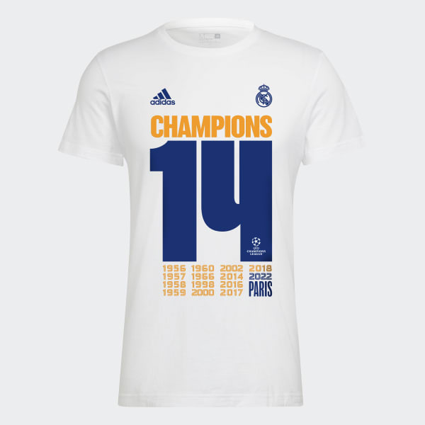 bílá Tričko Real Madrid UCL Champions 2022 FWD39