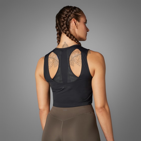 Black Pro Series Training Short-Length Tank Top