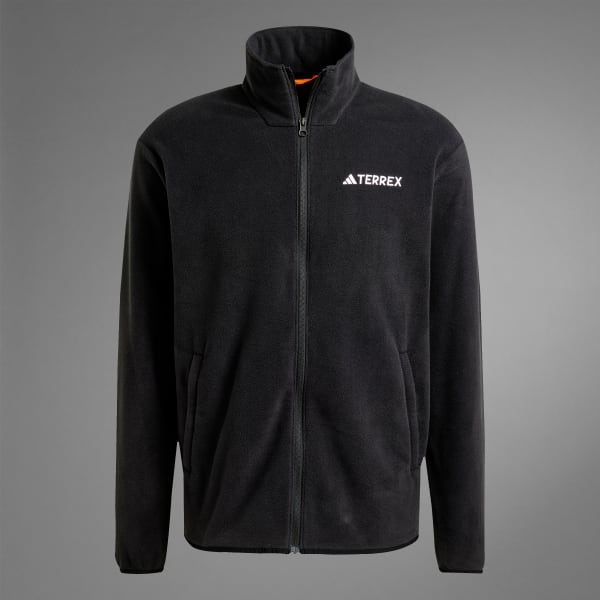 adidas Multi Essentials Full-Zip Fleece Jacket - Black | adidas Philippines