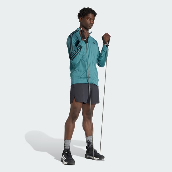 Green Essentials 3-Stripes Training Track Top