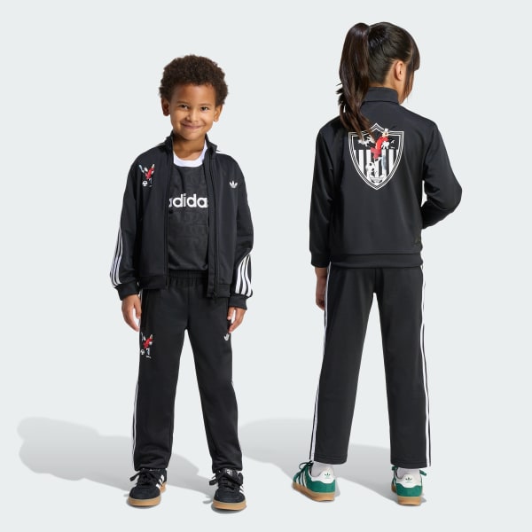 Black ADIDAS DISNEY FIREBIRD TRACKSUIT