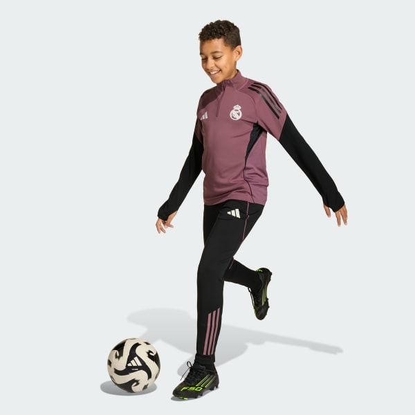 Violeta Top de Entrenamiento Tiro 25 Competition Real Madrid para Niños