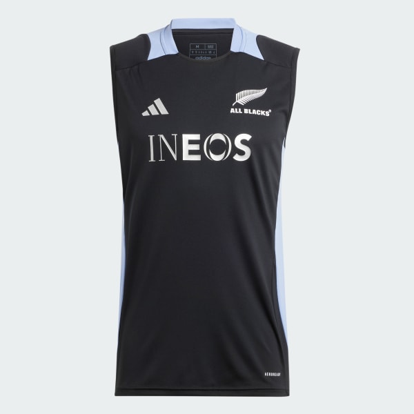 Nero T-shirt da rugby AEROREADY Sleeveless All Blacks