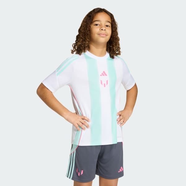 Weiss Messi Kids Trainingstrikot
