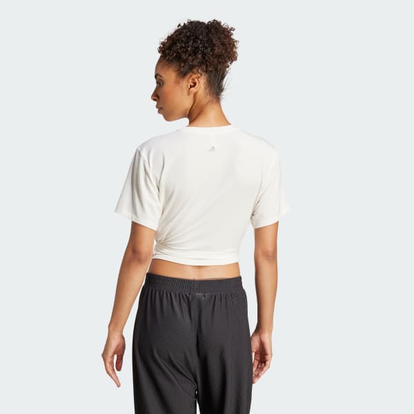 White Yoga Tee