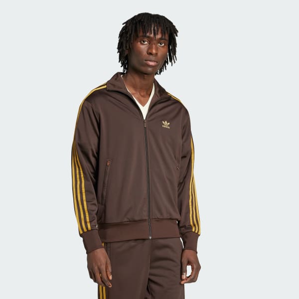 Brun Adicolor Classics Firebird Träningsjacka