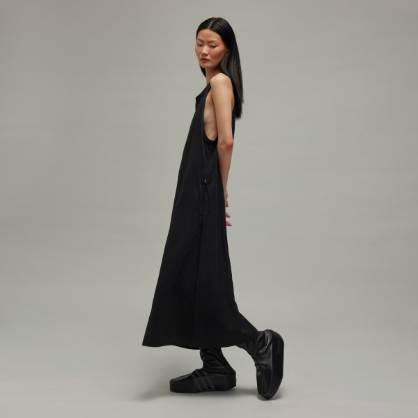 สีดำ เดรสผ้าทวิลฟอก Y-3