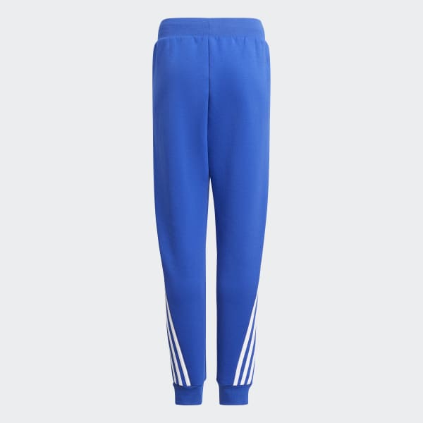 Blu Pantaloni Future Icons 3-Stripes Tapered-Leg JEU38