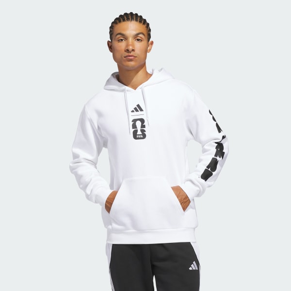 adidas FIFA World Cup 26™ Match Ball Graphic Hoodie - Black | Free